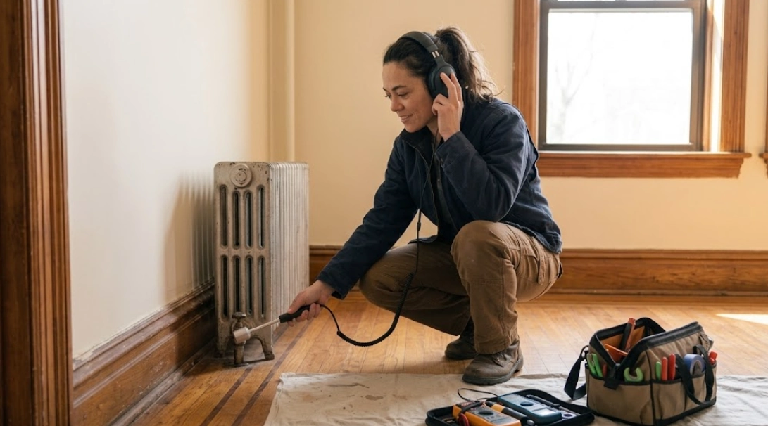 Advanced hidden water leak detection and electronic pipe tracing in Jamaica Queens